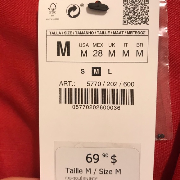 Zara Long Sleeve Bodysuit. - Picture 3 of 3